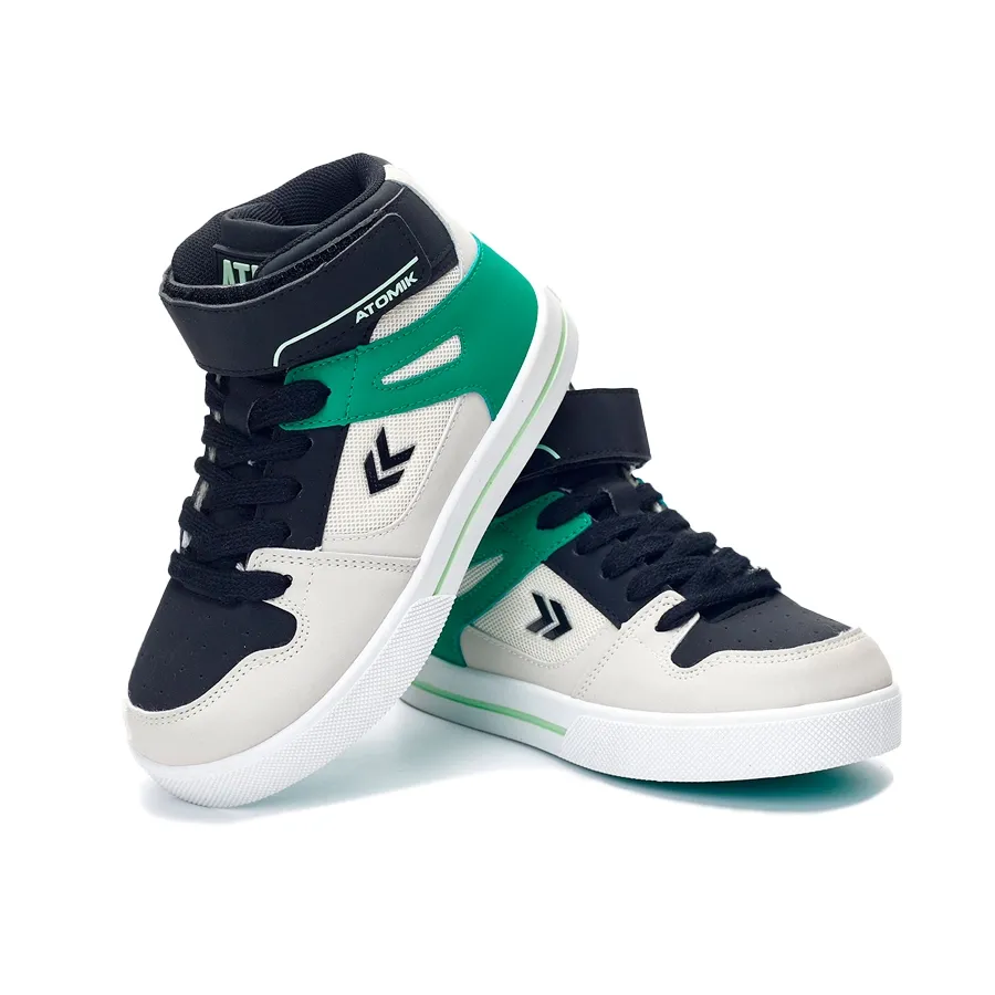 Imagen 3 de 4 de Zapatillas Atomik Spin-NEGRO/VERDE