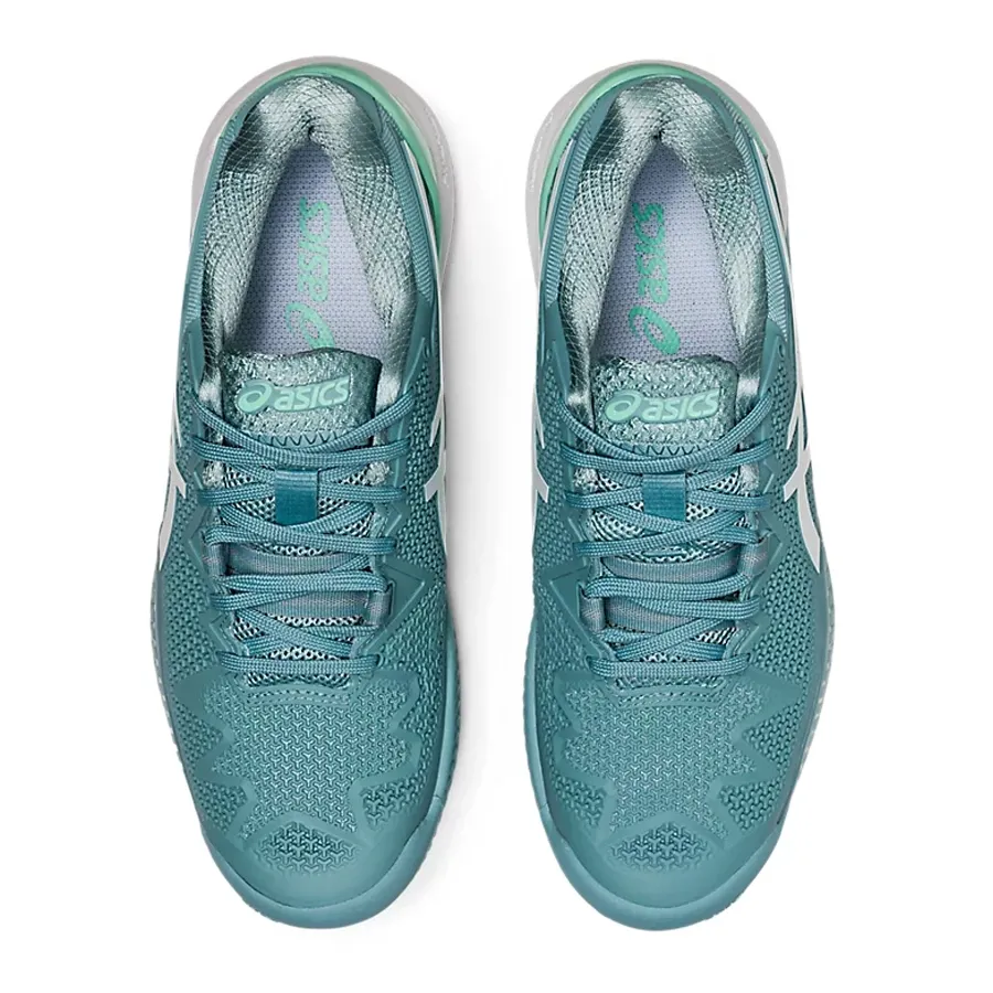 Imagen 5 de 7 de Zapatillas Asics Gel Resolution 8 Clay-CELESTE/BLANCO/VERDE AGUA