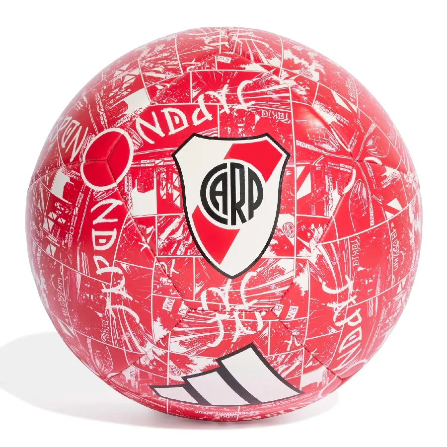 Imagen 0 de 3 de Pelota adidas Club River Plate-BLANCO/ROJO