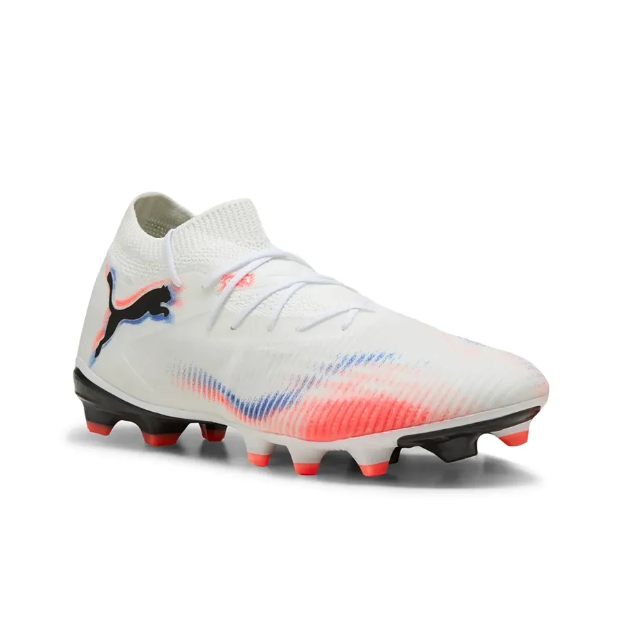 Imagen 1 de 7 de Botines Puma Future 8 Match Fg/Ag-BLANCO/NARANJA FLUOR/NEGRO