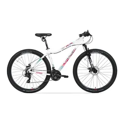 Bicicleta TopMega Mountain Bike Flamingo Aluminio R29 21vel
