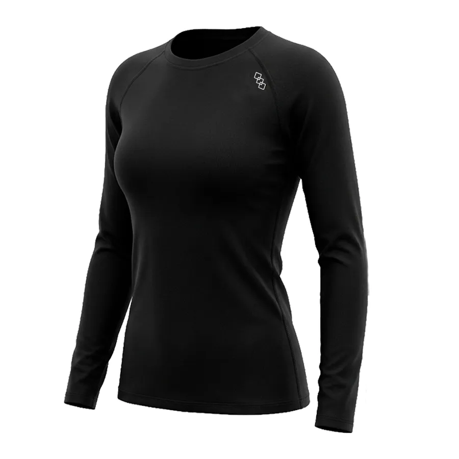 Imagen 2 de 4 de Remera Térmica Kamp Mujer 26-NEGRO