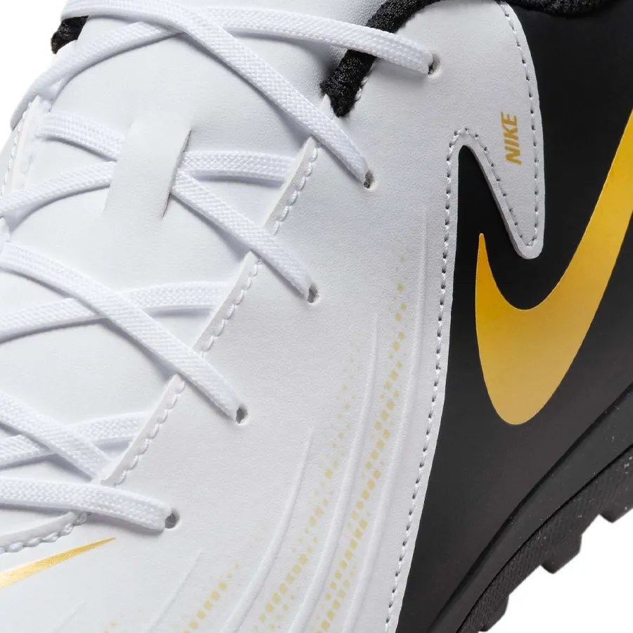 Imagen 6 de 8 de Botines Nike Phantom GX 2 Club Tf-BLANCO/NEGRO/DORADO