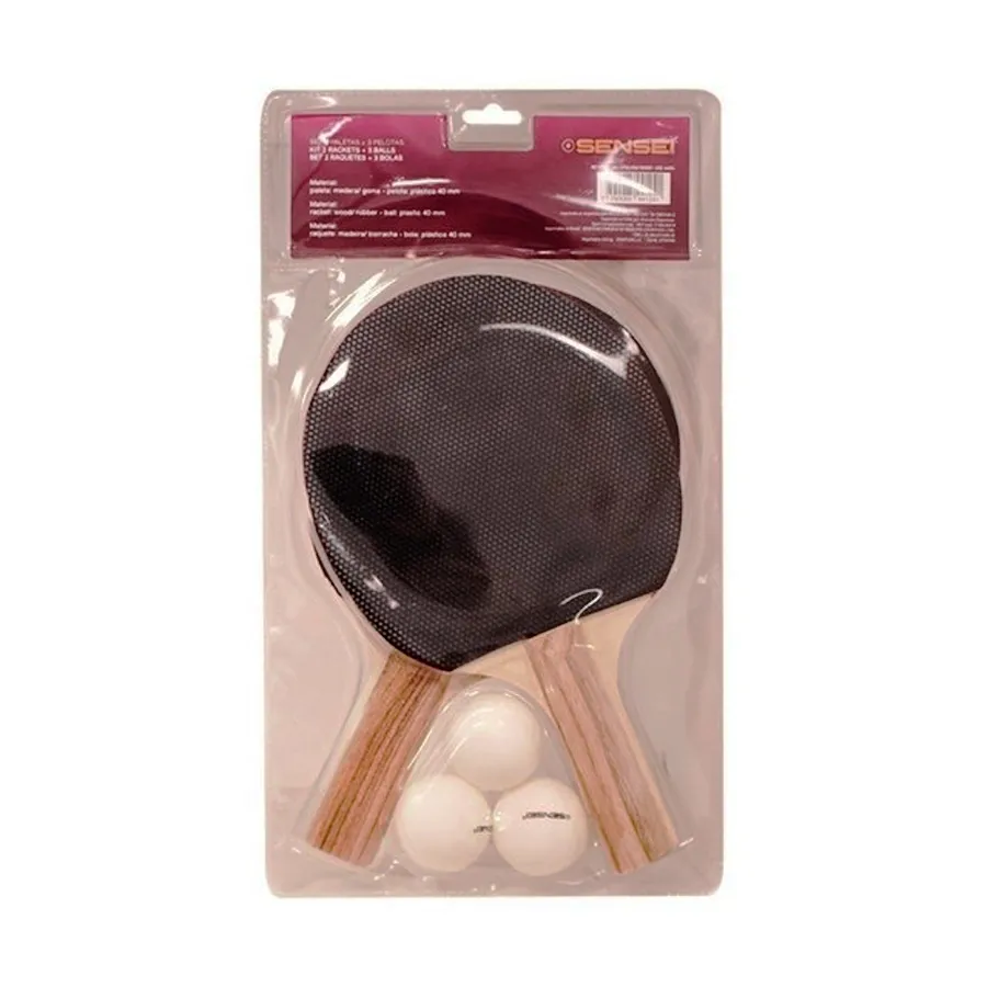 Imagen 6 de 7 de Set  2 Pal+3 Pel Sensei-NEGRO/ROJO