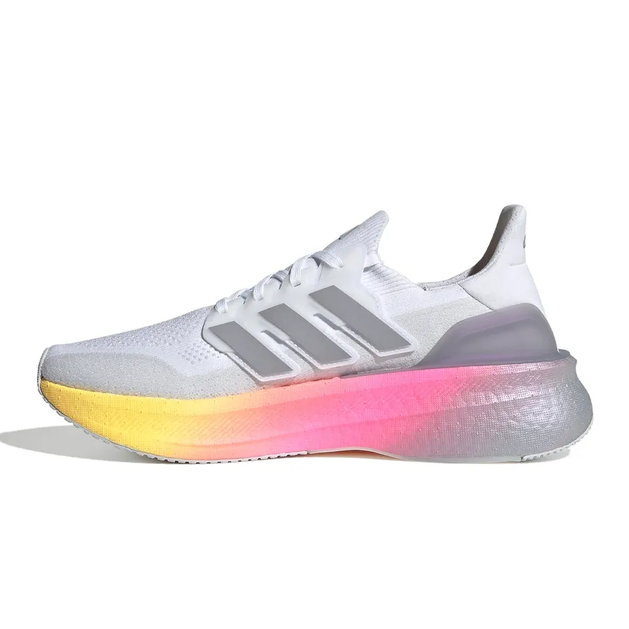 Imagen 3 de 8 de Zapatillas adidas Ultraboost 5-BLANCO/GRIS/ROSA