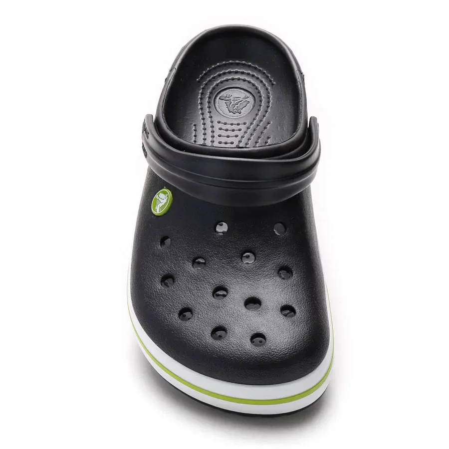 Imagen 1 de 4 de Ojotas Crocs Crocband Vd-NEGRO/BLANCO/VERDE