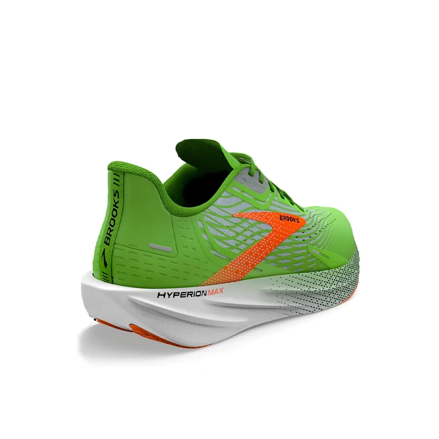 Imagen 3 de 6 de Zapatillas Brooks Hyperion Max M 308-LIMA/BLANCO/NARANJA