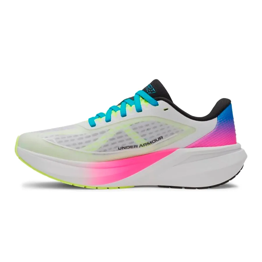 Imagen 2 de 5 de Zapatillas Under Armour Velociti Pace-BLANCO-FUCSIA-TURQUESA