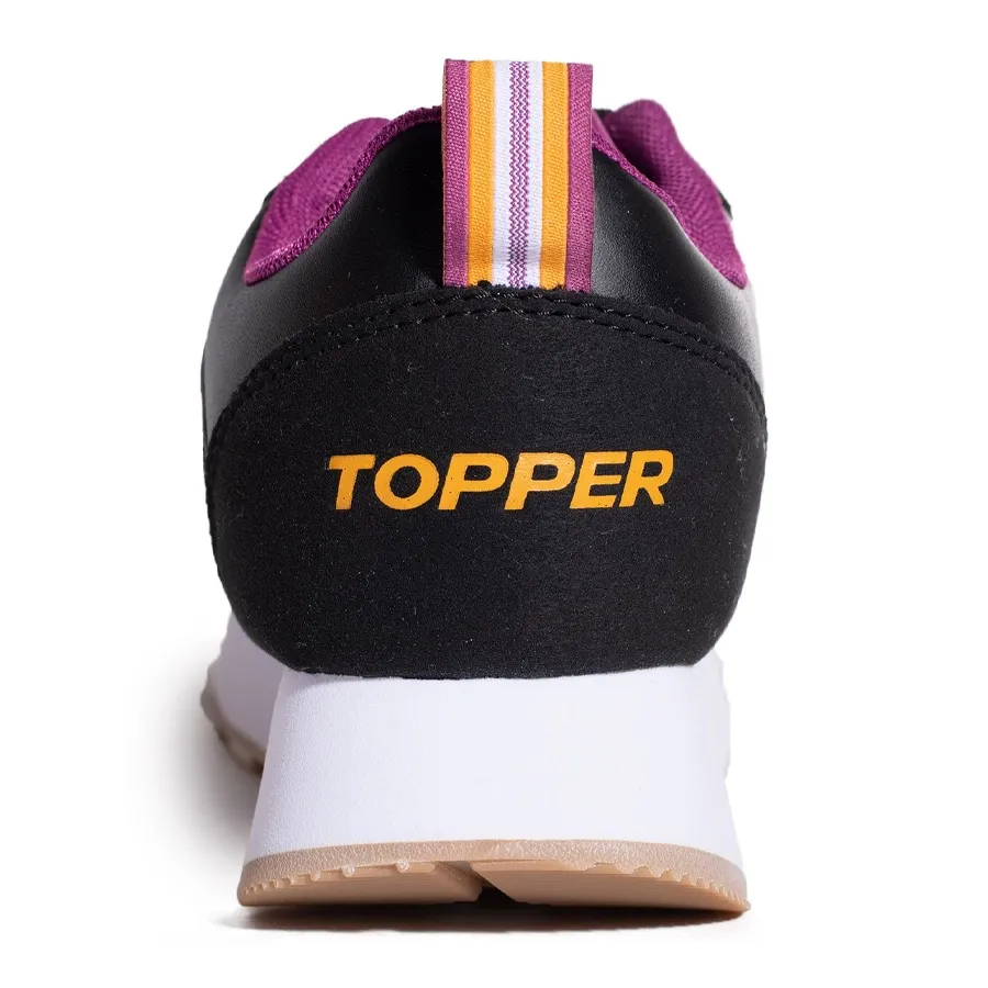 Imagen 1 de 5 de Zapatillas Topper T 350 Wedge-NEGRO/FUCSIA