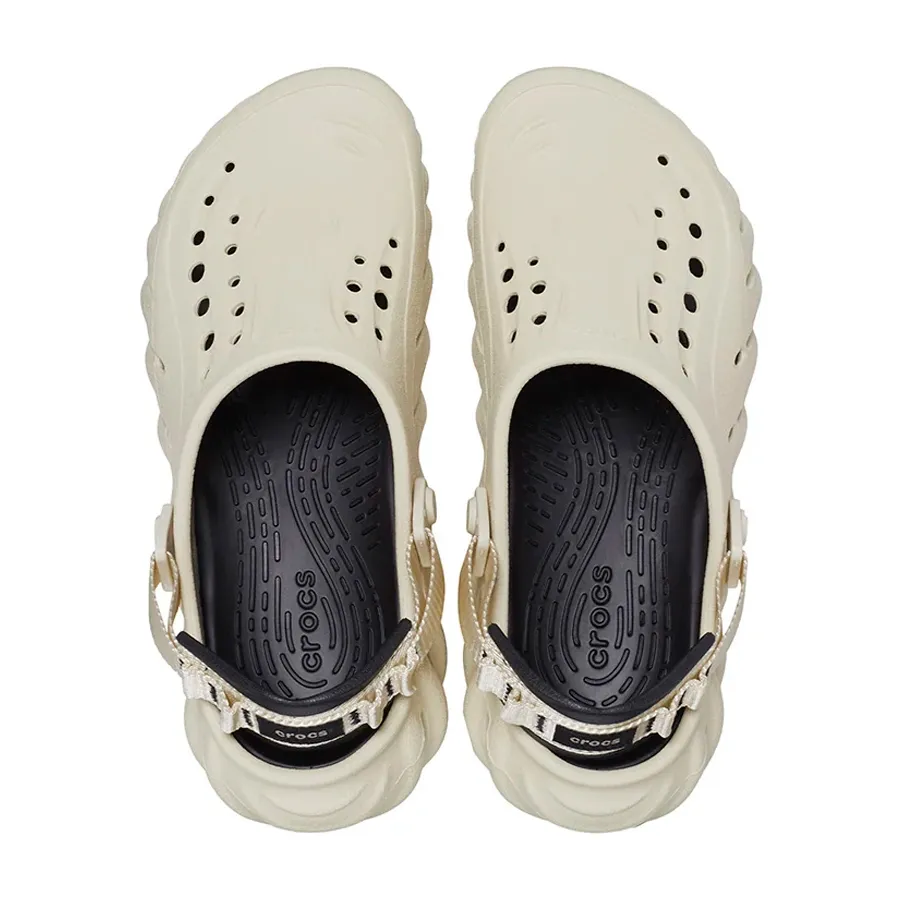 Imagen 5 de 7 de Zapatillas Crocs Echo Clog-HUESO/NEGRO