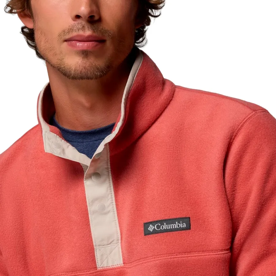 Imagen 3 de 4 de Buzo Columbia Steens Mountain Half Snap II-ROJO/BEIGE