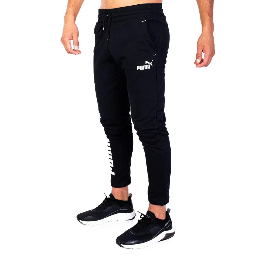Imagen 2 de 4 de Pantalón Puma Power Colorblock-NEGRO/BLANCO