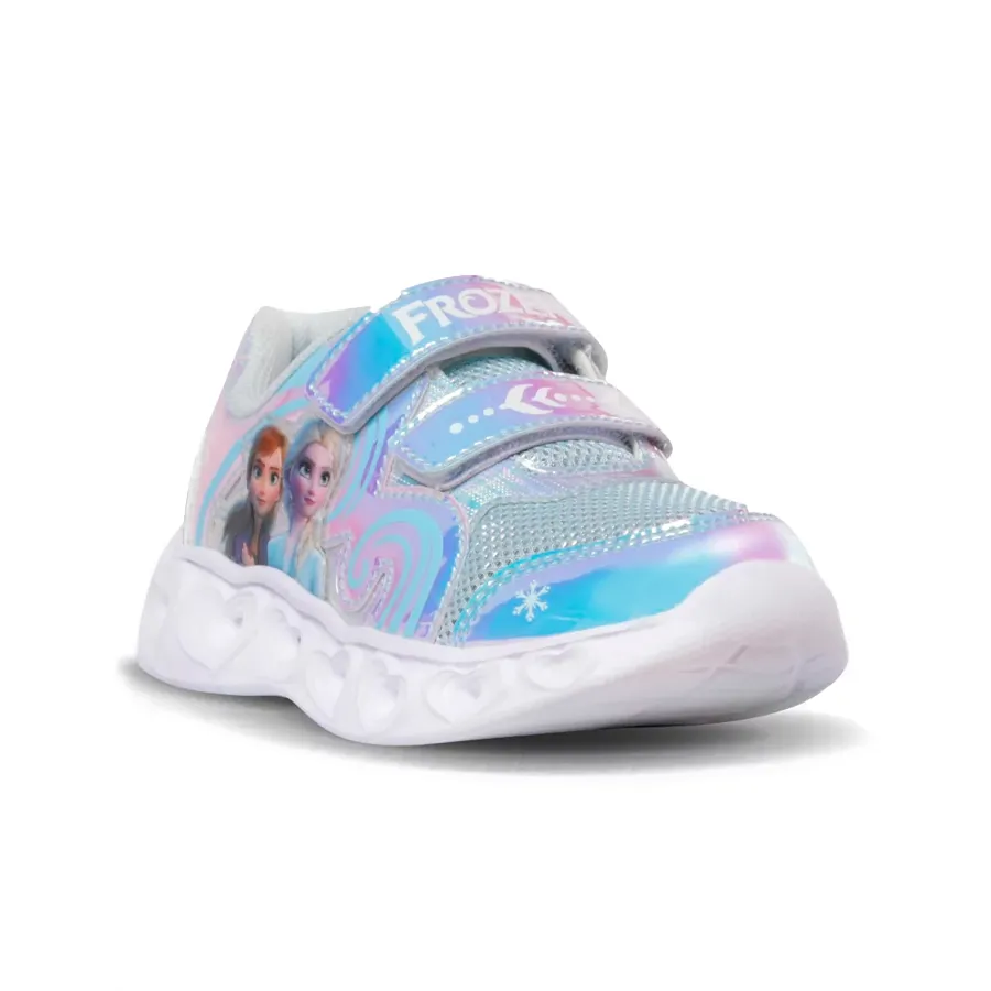 Imagen 1 de 3 de Zapatillas Footy Frozen Tornasol-AQUA/PLATA