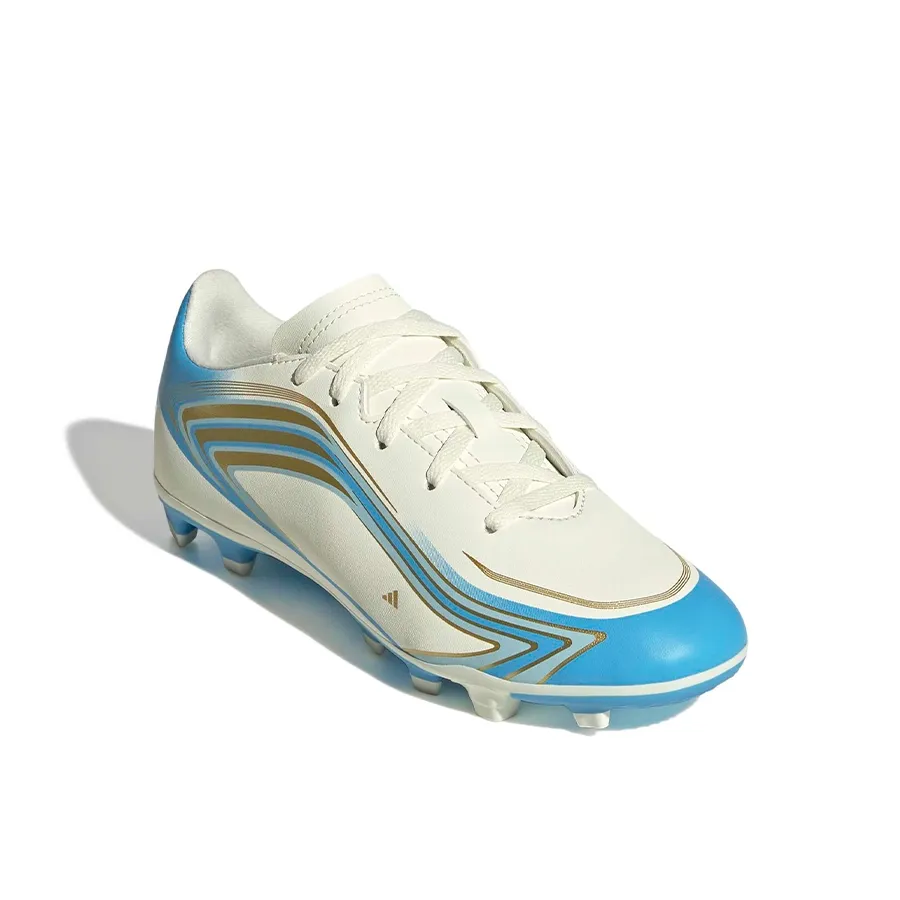 Imagen 1 de 7 de Botines adidas F50 Messi Club Fg-BLANCO/CELESTE/DORADO