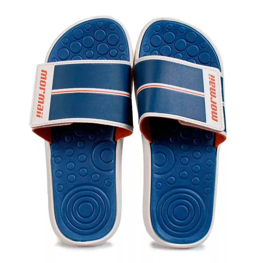 Imagen 0 de 5 de Ojotas Mormaii ultra slide-BEIGE/AZUL