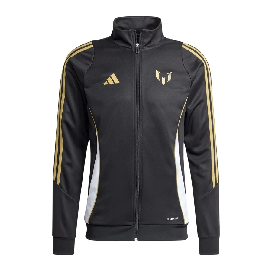 Imagen 5 de 6 de Campera adidas Deportiva Messi-NEGRO/DORADO/BLANCO