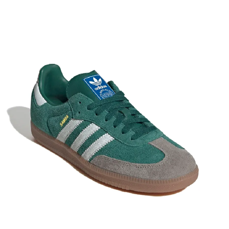 Imagen 2 de 8 de Zapatillas adidas originals Samba Og-VERDE/BLANCO/GRIS