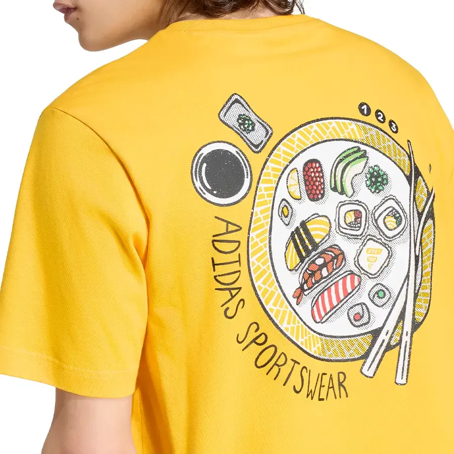 Imagen 5 de 6 de Remera adidas originals Graphic Sushi Logo-AMARILLO