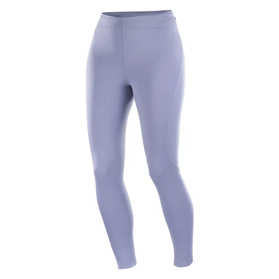 Imagen 2 de 5 de Calza Salomon Shakeout Core Tights 28"-LAVANDA