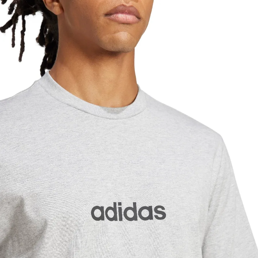 Imagen 3 de 4 de Remera adidas Essentials Linear Single-GRIS