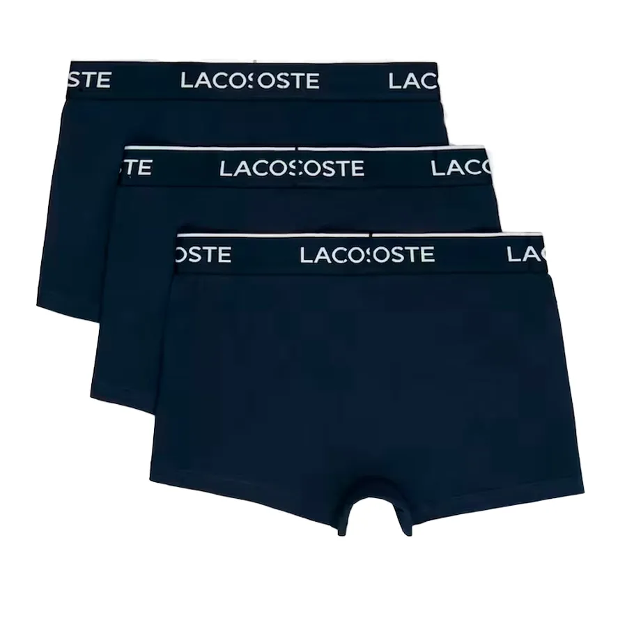 Imagen 1 de 2 de Boxer Lacoste Algodón Pack X3-MARINO
