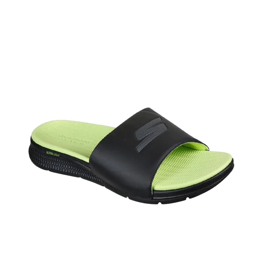 Imagen 1 de 5 de Sandalias Skechers BKLM GO CONSISTENT SANDAL-NEGRO/LIMA