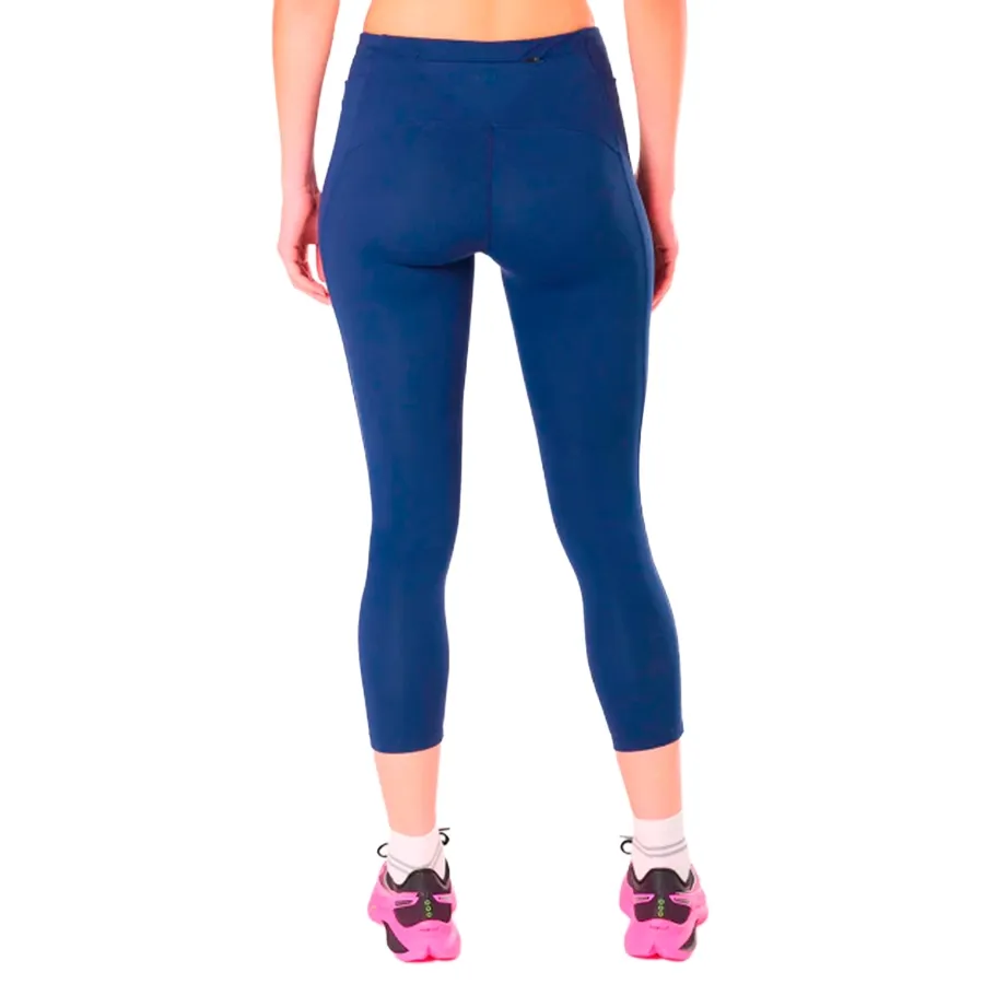 Imagen 2 de 5 de Calza Saucony Fortify Crop Tight-AZUL MARINO