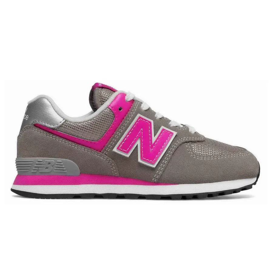 Imagen 0 de 3 de Zapatillas New Balance 574 K-GRAFITO/FUCSIA