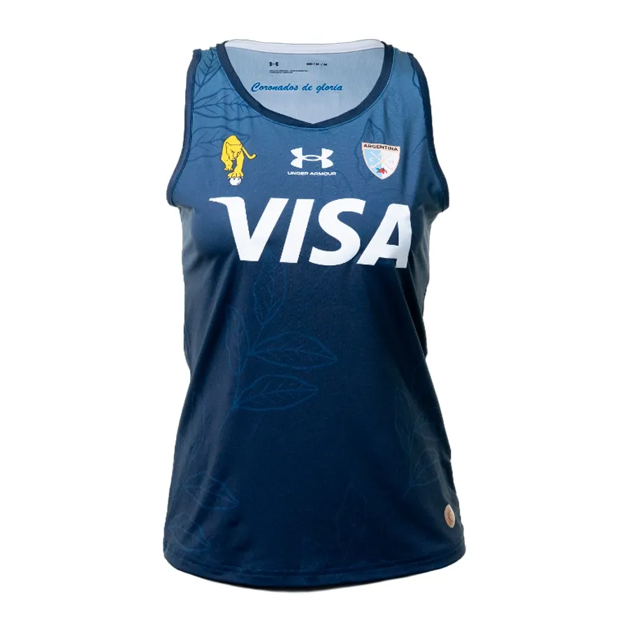 Imagen 0 de 2 de Camiseta Under Armour Musculosa Las Leonas-MARINO