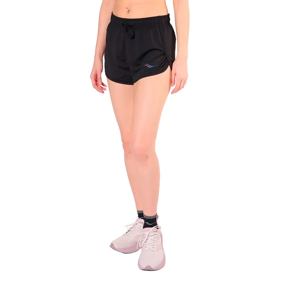 Imagen 1 de 5 de Short Saucony Triumph 3-NEGRO