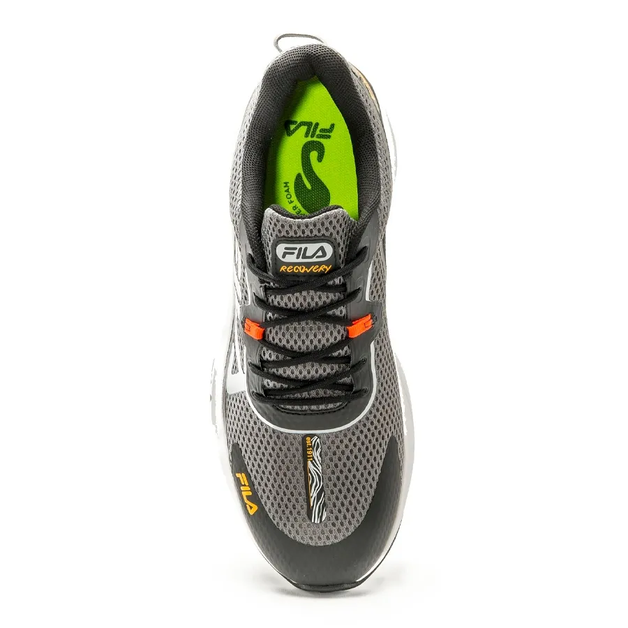Imagen 5 de 7 de Zapatillas Fila Recovery-NEGRO/GRAFITO/NARANJA