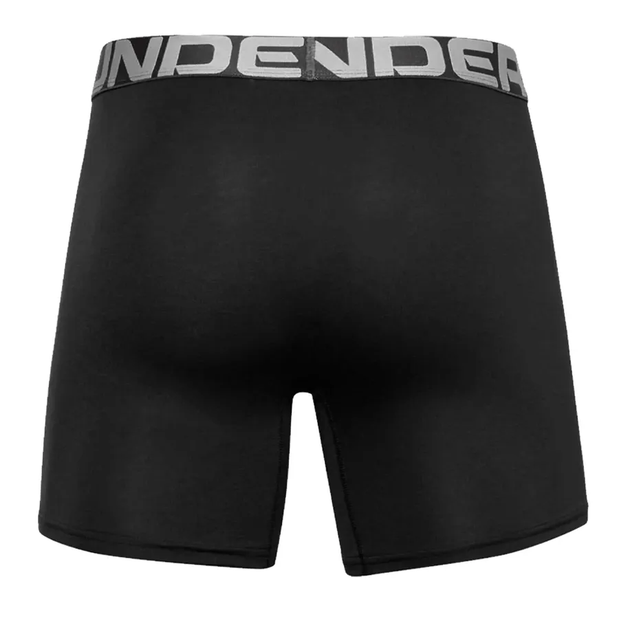 Imagen 2 de 4 de Boxer Under Armour Cotton 6" Pack X 3-NEGRO/GRIS