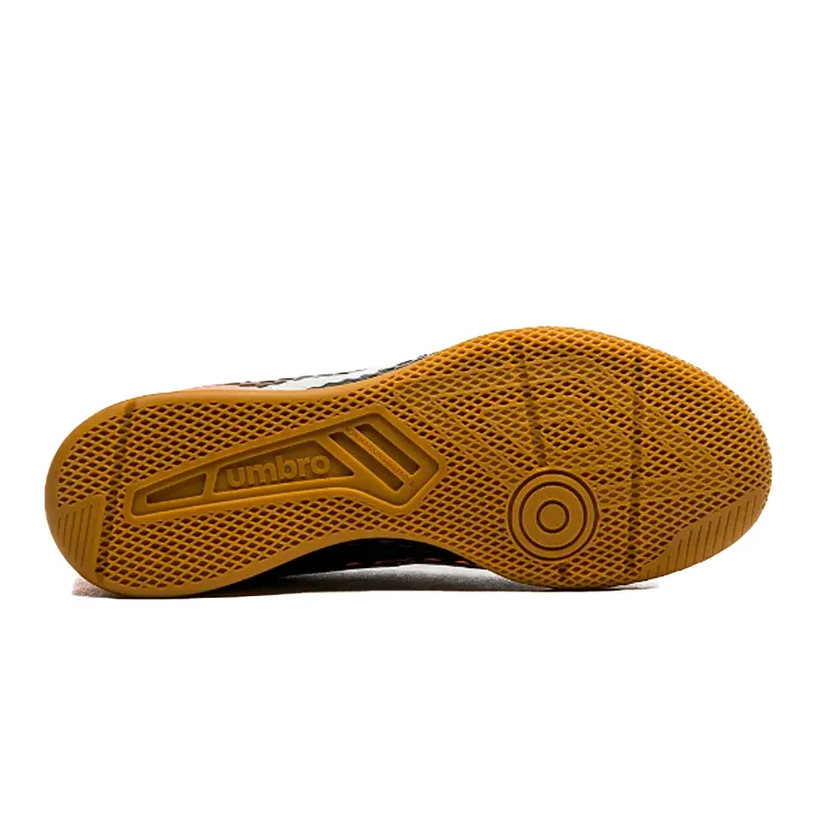 Imagen 3 de 6 de Botines Umbro Sala Warskin-NEGRO/NARANJA/BLANCO