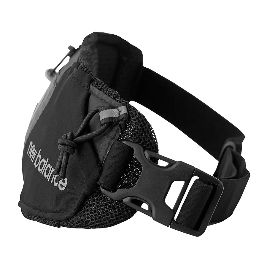 Imagen 2 de 4 de Riñonera New Balance Running Belt-NEGRO/GRIS