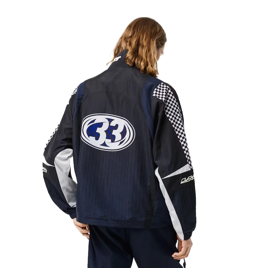 Imagen 1 de 4 de Campera Lacoste Deportiva-NEGRO/MARINO
