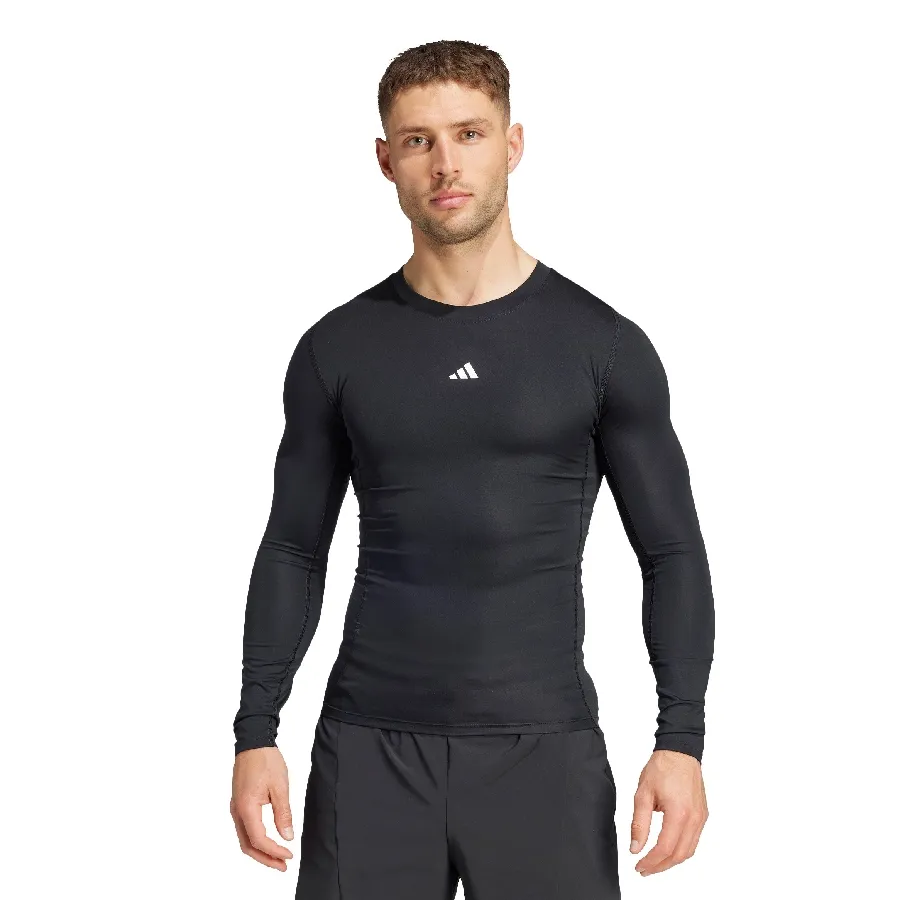 Imagen 0 de 5 de Remera Térmica adidas Compresión Techfit-NEGRO