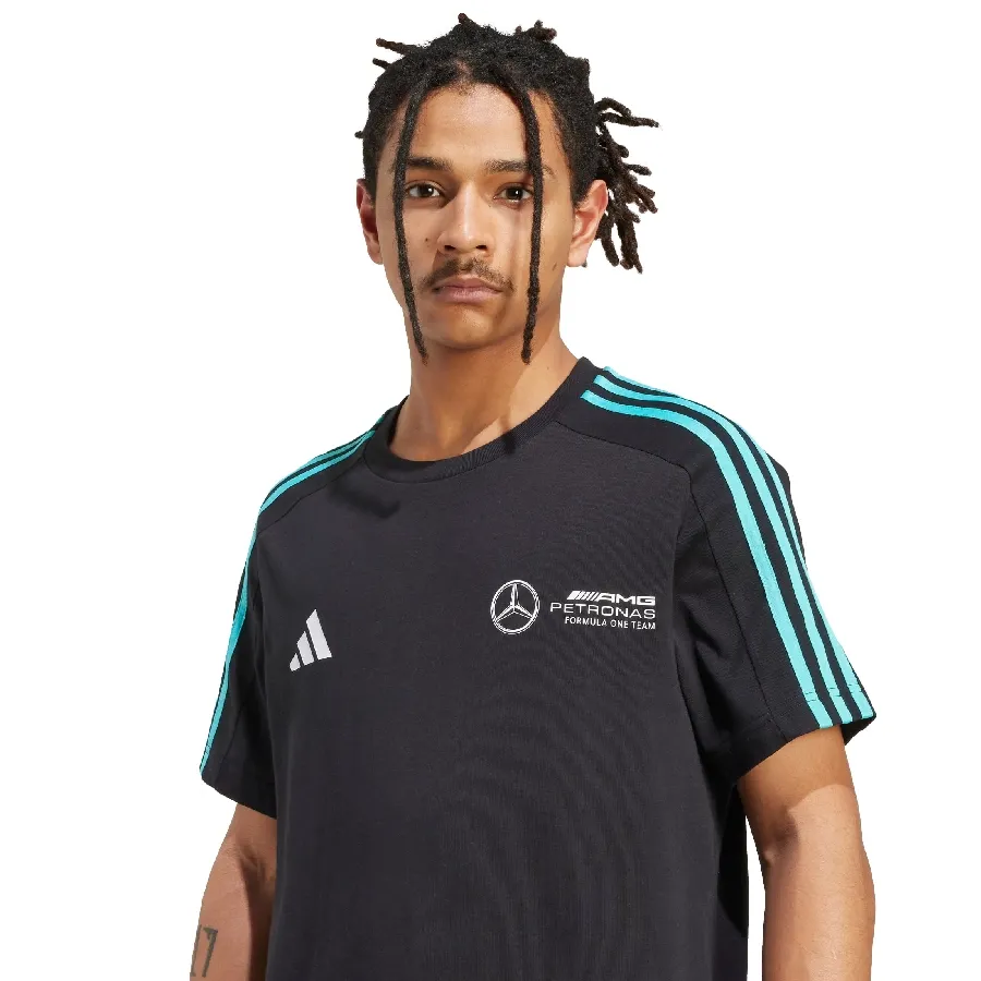 Imagen 5 de 6 de Remera adidas ADN Mercedes- AMG Petronas Formula One Team-NEGRO/TURQUESA