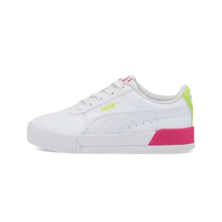 Imagen 1 de 5 de Zapatillas Puma Carina Vivid Ps-BLANCO/ROSA/LIMA