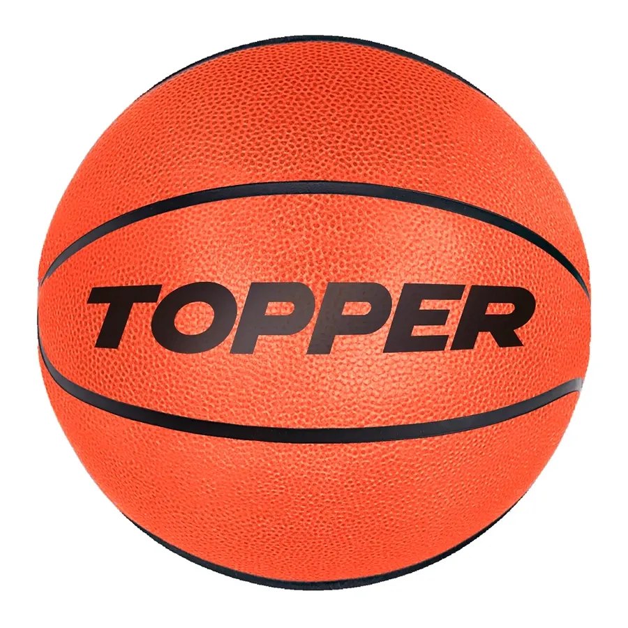 Imagen 0 de 1 de Pelota Topper Basquet N7-NARANJA/NEGRO