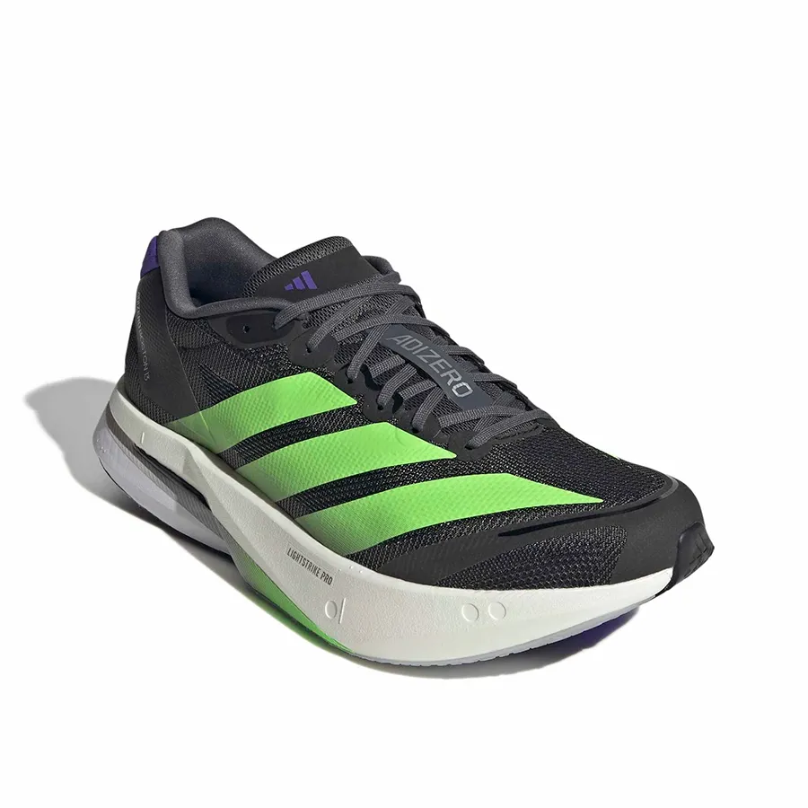 Imagen 2 de 8 de Zapatillas adidas Adizero Boston 13-NEGRO/VERDE FLUOR