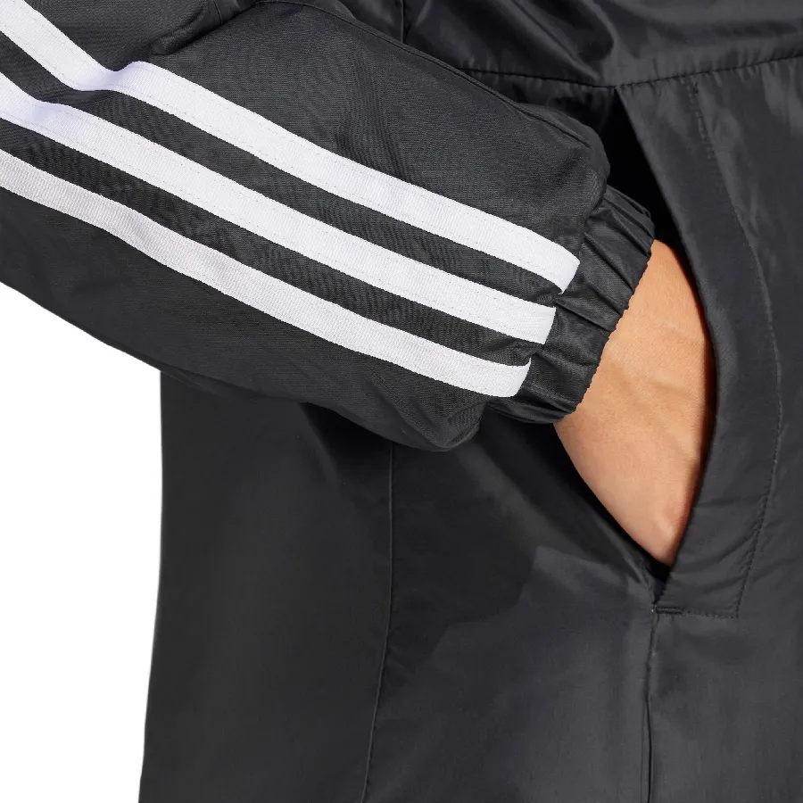 Imagen 4 de 5 de Campera adidas Essentials Tres Tiras-NEGRO/BLANCO