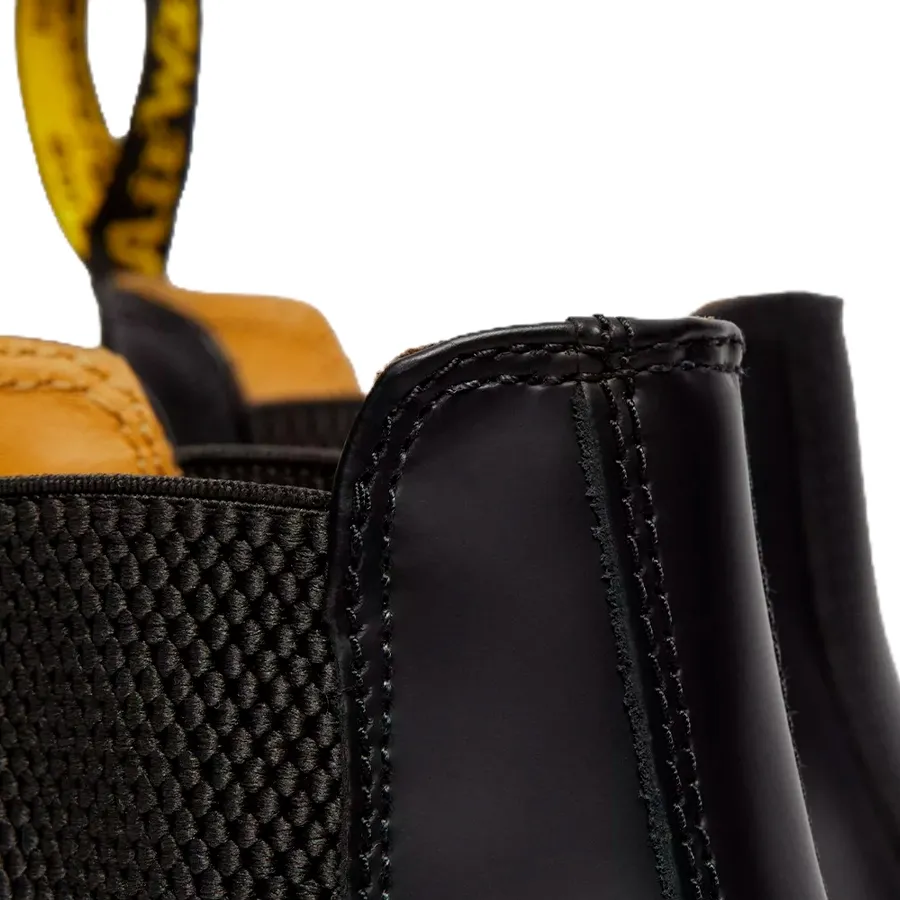 Imagen 6 de 8 de Botas Dr Martens Chelsea 2976 Yellow Stitch Smooth-NEGRO