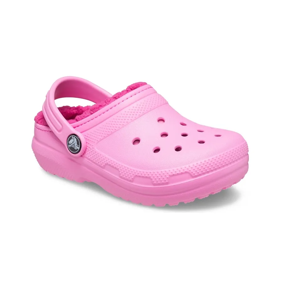 Imagen 3 de 5 de Ojotas Crocs Classic Lined Clog-ROSA