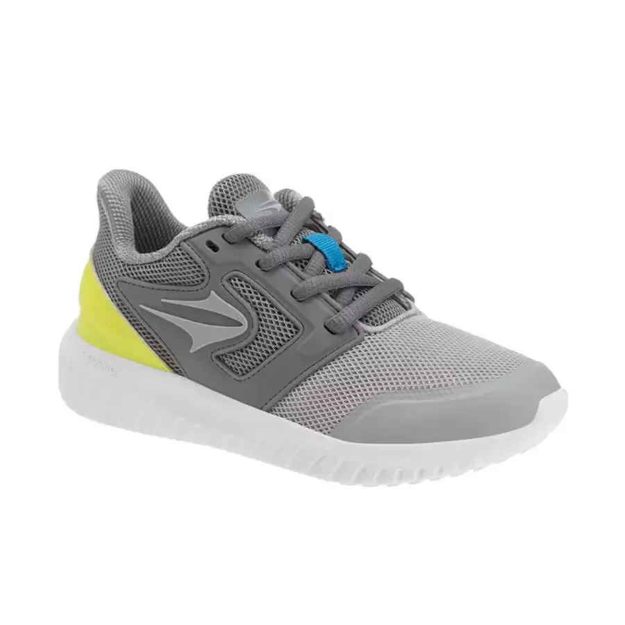 Imagen 3 de 5 de Zapatillas Topper Fast Kids-GRIS/LIMA