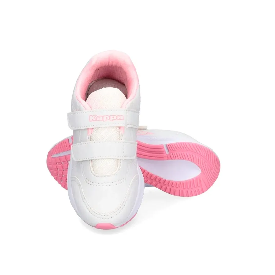 Imagen 2 de 5 de Zapatillas Kappa Play Time Kids-BLANCO/ROSA