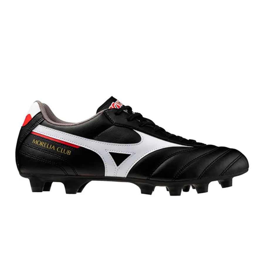Imagen 0 de 6 de Botines Mizuno Morelia 2 Club Fg-NEGRO/BLANCO/ROJO
