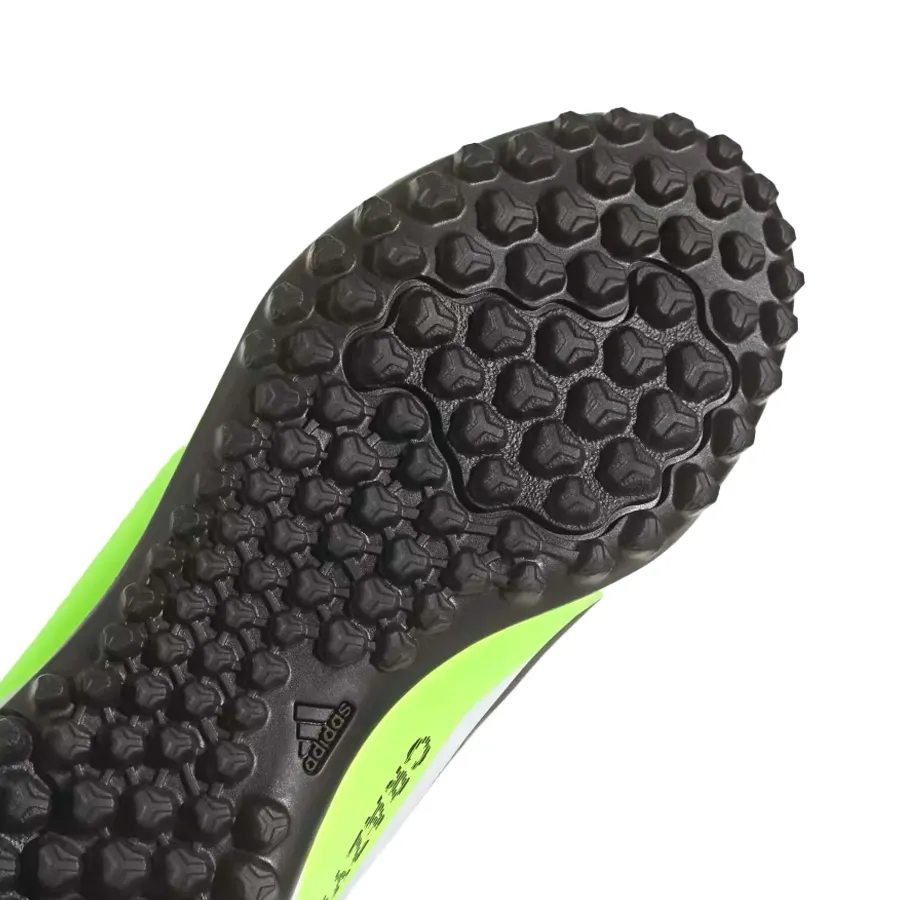 Imagen 7 de 9 de Botines adidas X Crazyfast 4 TF J-BLANCO/VERDE FLUOR/NEGRO