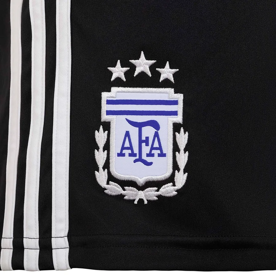 Imagen 2 de 3 de Short adidas originals Alternativo Selección Argentina 26-NEGRO/BLANCO
