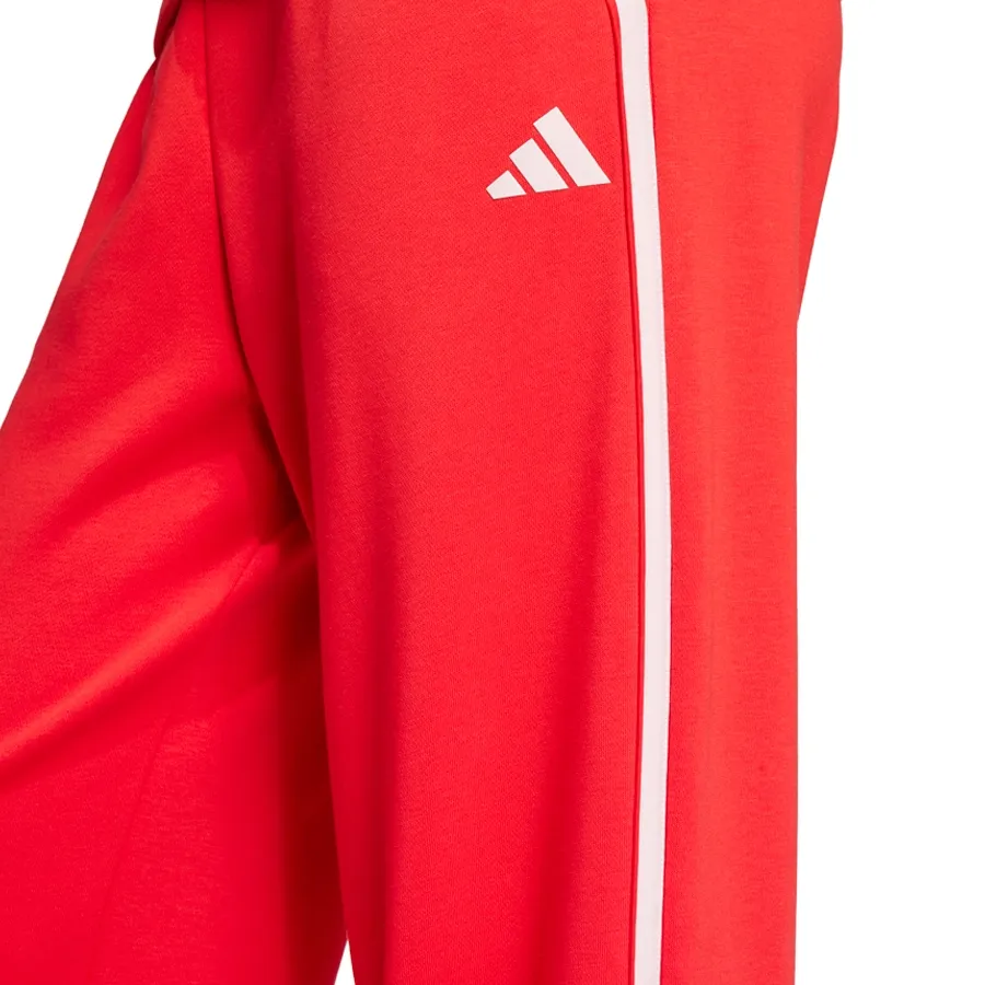 Imagen 4 de 5 de Pantalón adidas Essentials Pop French Terry-ROJO