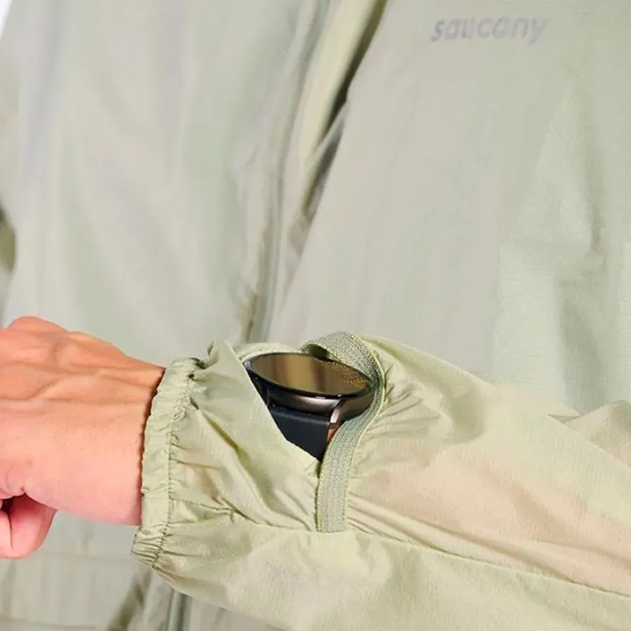Imagen 3 de 6 de Campera Saucony Triumph Packaway-VERDE AGUA